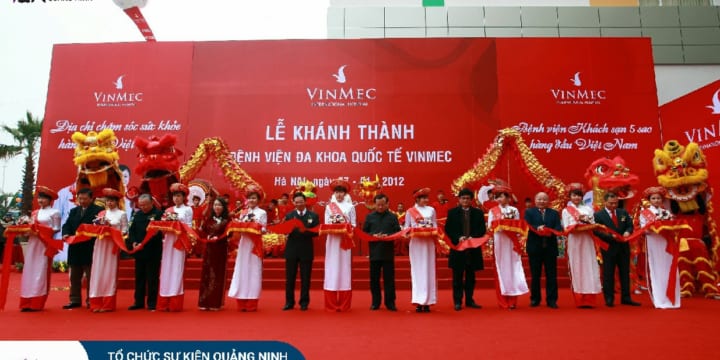 Tổ chức lễ khánh thành tại Quảng Ninh