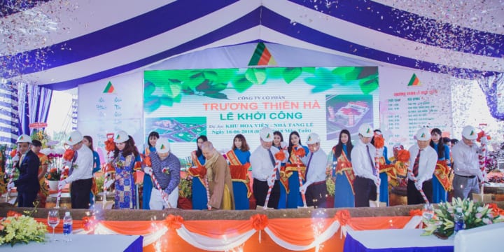 Công ty tổ chức lễ khởi công tại Quảng Ninh
